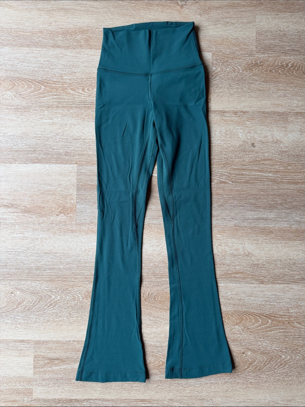lululemon athletica High-Waist Flare Leggings in Teal Green